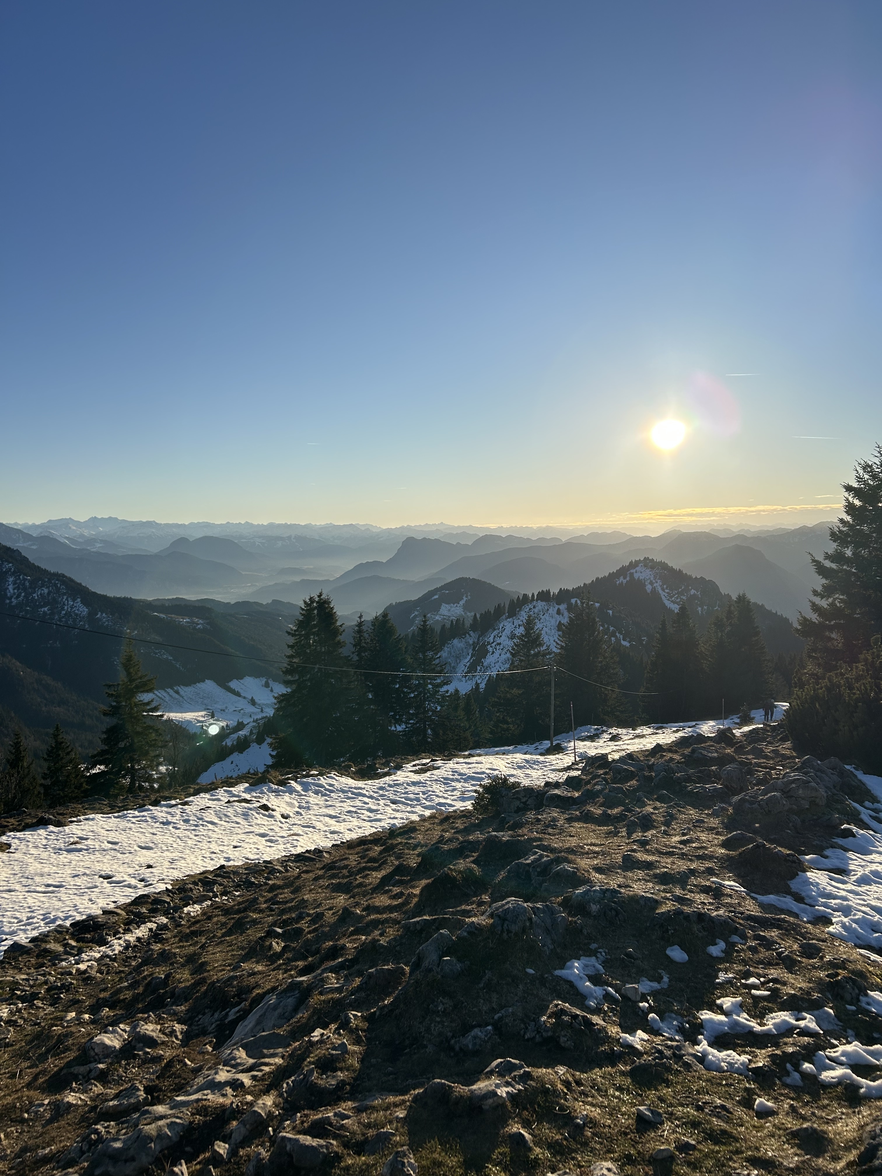 19.12.2025: Blick von der Hochrieshütte